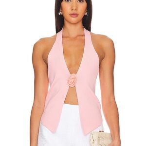 Dixie Halter Top in light pink - More To Come - NWT